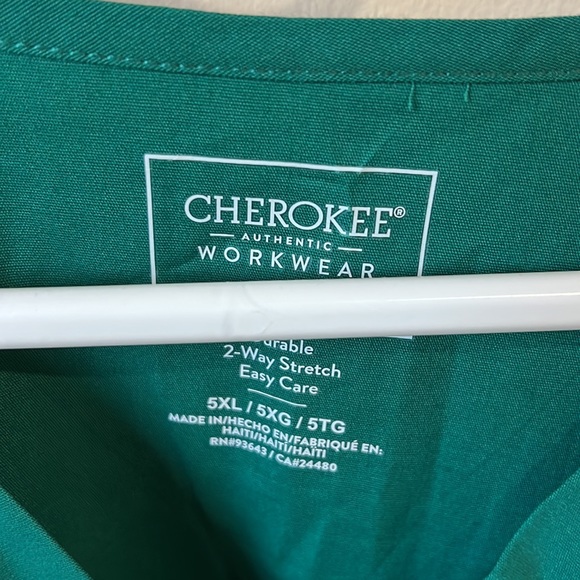 NWT Cherokee workwear scrubs top Men's Big and Tall - Picture 4 of 4